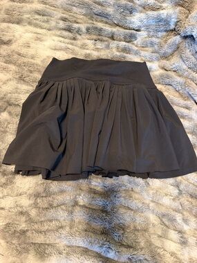 aerie Black Circle Skater Skirt